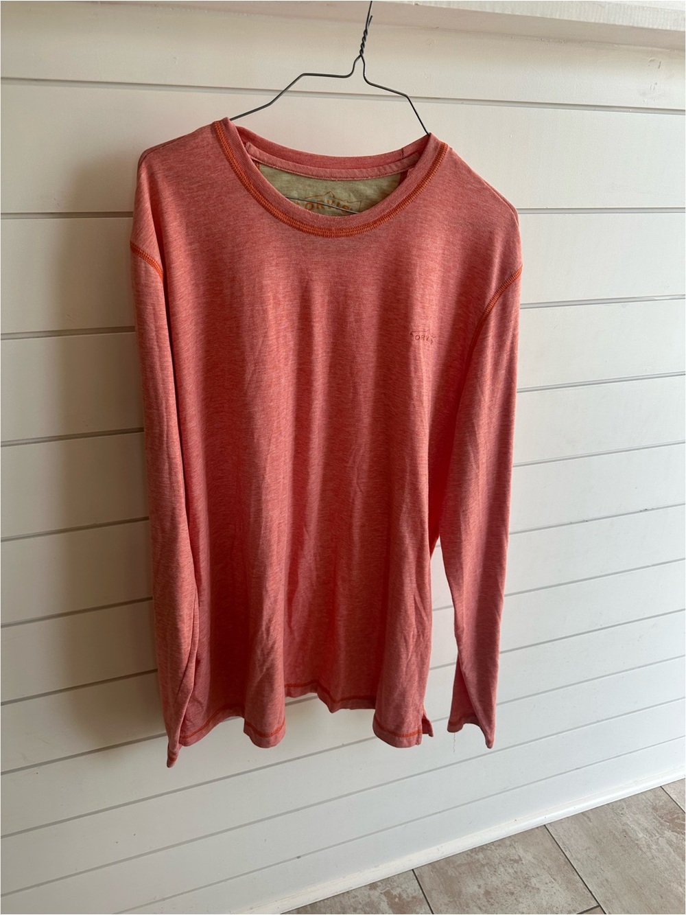 Orvis Salmon Coral Trout Bum long sleeve Tee